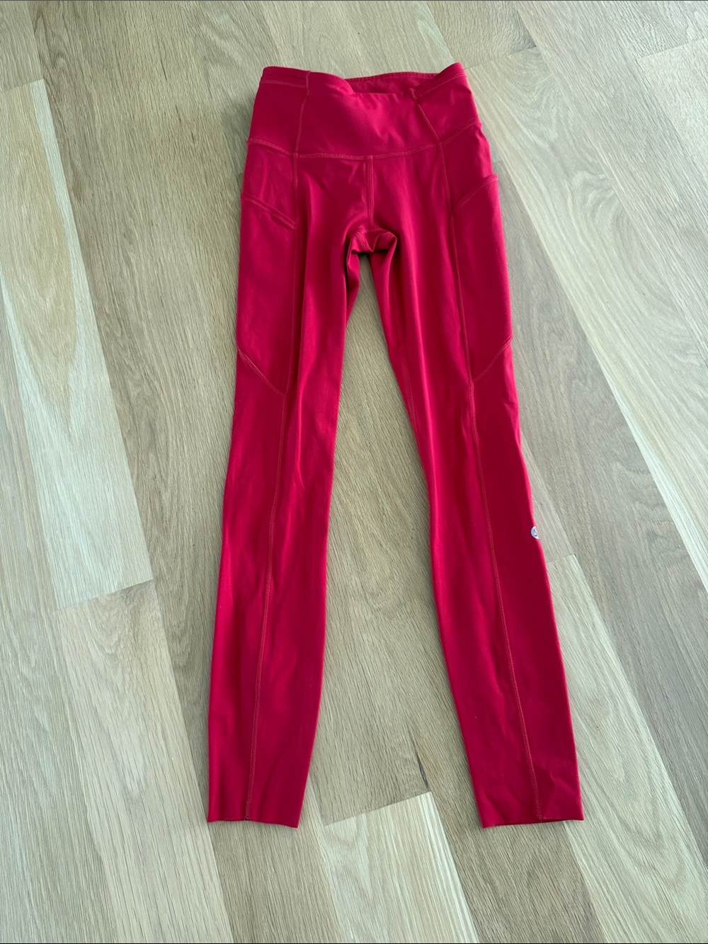 lululemon athletica Red fast and free High-Rise Leggings